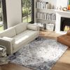 4x6 Vintage Machine Washable Area Rug with Non-Slip Backing – Brown & Green