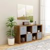 Smart Cube 8-Cube Organizer Bookcase – 2x4 Open Back Storage Shelves, Walnut