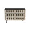 Six-Drawer Storage Cabinet – Modern MDF & Metal Organizer
