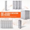 VEVOR Wood Room Divider, 6 Panel Wood Folding Privacy Screen, 66.9 Inches Tall Indoor Carved Partition Divider, Portable Decoration Screen