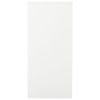 White Steel Sliding Door Cabinet with Lock – Medium Storage with Adjustable Shelves