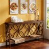 Industrial Console Table – Sofa Table, Entryway Storage Desk