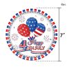 4th of July Patriotic Tableware & Decor Set — Plates, Cups, Napkins, Banner & Table Cover