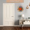 Metal Sun Wall Decor – 13" Decorative Outdoor Wall Art Pendant