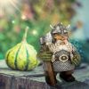 Viking Victor Norse Gnome Statue with Axe – Viking Garden Gnome Figurine