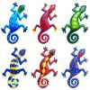 Metal Gecko Wall Art Hanging Decor for Garden & Home
