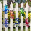 Metal Gecko Wall Art Hanging Decor for Garden & Home