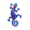 Metal Gecko Wall Art Hanging Decor for Garden & Home