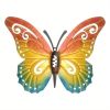 Vintage Iron Butterfly Welcome Sign – Home & Garden Hanging Decor (1pc / 3pc)