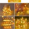 Bunny Carrot LED String Lights – Battery Operated Holiday Outdoor Decor