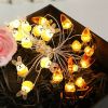 Easter Bunny String Lights, Battery Operated Rabbit Lights for Indoor & Outdoor Decor