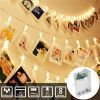 Photo Clip String Lights – Battery Powered Indoor/Outdoor Decor with 20 LEDs (9.85 ft)