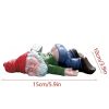Drunken Garden Gnome Statue – 5.91" Weatherproof Resin Garden Decor