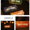Halloween Front Door Sign – Welcome Sign for Home Party, Indoor & Outdoor Wall Decor