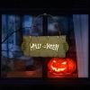 Halloween Front Door Sign – Welcome Sign for Home Party, Indoor & Outdoor Wall Decor