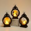 Vintage LED Halloween Candle Lantern – Mini Hanging Decorative Light