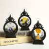 Vintage LED Halloween Candle Lantern – Mini Hanging Decorative Light