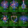 Solar Firework Light Outdoor – IP65 Waterproof Garden Flower Light with 8 Lighting Modes