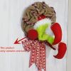Christmas Thief Wreath Front Door Decoration – Indoor & Outdoor Holiday Wreath