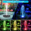 Colorful Solar Floating Fountain Pump for Ponds & Pools (3 Sizes)