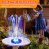 Colorful Solar Floating Fountain Pump for Ponds & Pools (3 Sizes)