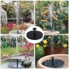 Colorful Solar Floating Fountain Pump for Ponds & Pools (3 Sizes)