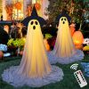 Outdoor Halloween Ghost String Lights – Remote Control