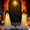 Outdoor Halloween Ghost String Lights – Remote Control