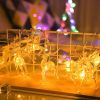 LED Christmas Deer Shape String Lights – Colorful Holiday Decoration (20 LEDs)