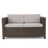 PUERTA 4-Piece Outdoor Wicker Patio Sofa Set with Cushions