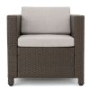 PUERTA 4-Piece Outdoor Wicker Patio Sofa Set with Cushions