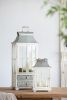 Wooden Candle Lantern Set, Decorative Hurricane Lanterns for Indoor & Outdoor Use