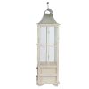 Wooden Candle Lantern Set, Decorative Hurricane Lanterns for Indoor & Outdoor Use