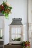 Wooden Candle Lantern Set, Decorative Hurricane Lanterns for Indoor & Outdoor Use