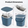 Portable 4 Gallon Cooler Bar Table with Bottle Opener