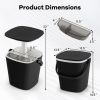 Portable 4 Gallon Cooler Bar Table with Bottle Opener