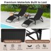 2-in-1 Outdoor Rocking Chair with Adjustable Backrest