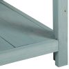 TOPMAX 65" Wooden Farmhouse Outdoor Potting Bench Table with Storage Shelves