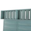 TOPMAX 65" Wooden Farmhouse Outdoor Potting Bench Table with Storage Shelves