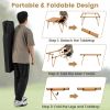 Folding Camping Table Picnic Table with Storage Bag and Waterproof Desktop