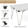 Folding Camping Table Picnic Table with Storage Bag and Waterproof Desktop