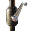AZ Patio Heaters Solar Market Umbrella with LED Lights