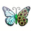 1pc / 4pcs Metal Butterfly Wall Art – 3D Outdoor Hanging Decor