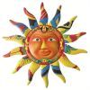 Metal Sun Wall Decor – 13" Decorative Outdoor Wall Art Pendant