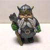 Viking Victor Norse Gnome Statue with Axe – Viking Garden Gnome Figurine