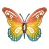 Vintage Iron Butterfly Welcome Sign – Home & Garden Hanging Decor (1pc / 3pc)