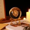 Crystal Ball Art Decoration – Romantic Gift & Tabletop Display Accent