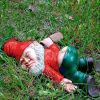 Drunken Garden Gnome Statue – 5.91" Weatherproof Resin Garden Decor