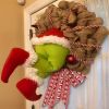 Christmas Thief Wreath Front Door Decoration – Indoor & Outdoor Holiday Wreath