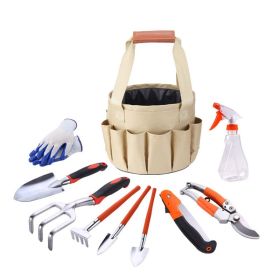 Garden Tool Set for Planting, Soil Loosening, Weeding & Gardening (Color: As pic show, Type: 10 PCS/Set)